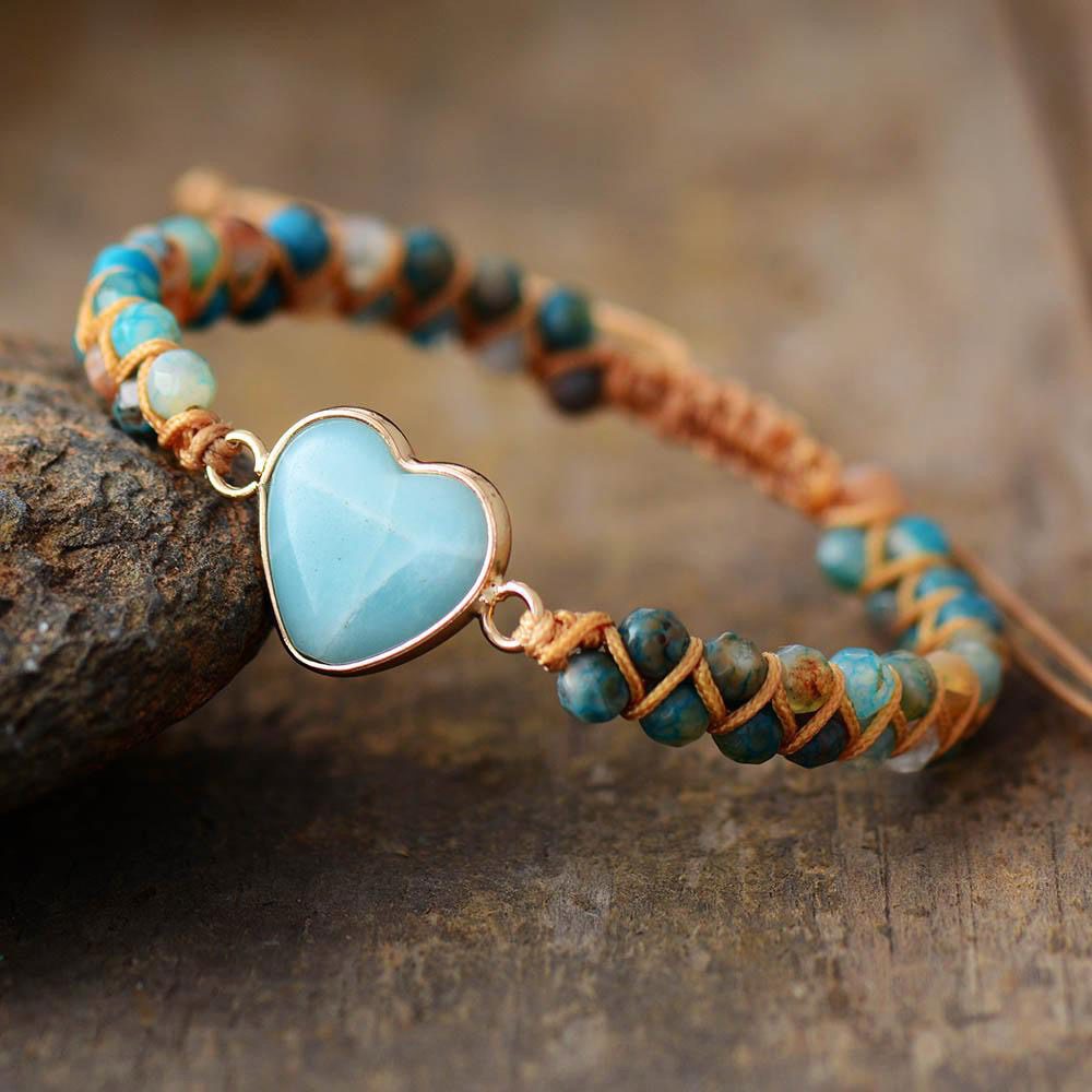 Buy Amazonite 4mm Bead Bracelet | DUMI'S CRYSTALS – Handmade Healing Jewelry  – dumi's crystals